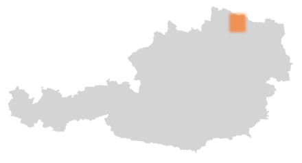 Bezirk Horn auf der Österreichkarte