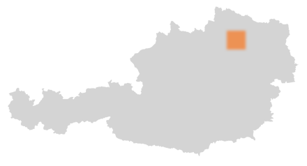 Bezirk Krems auf der Österreichkarte