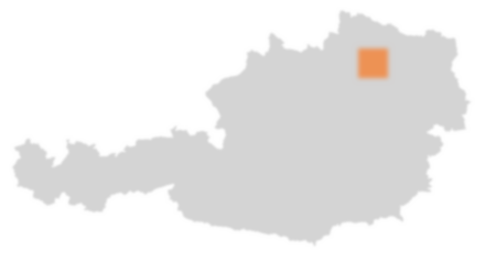 Bezirk Krems auf der Österreichkarte