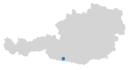 Österreichkarte: Wo ist Gitschtal?