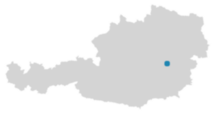 Österreichkarte: Wo ist Krieglach?